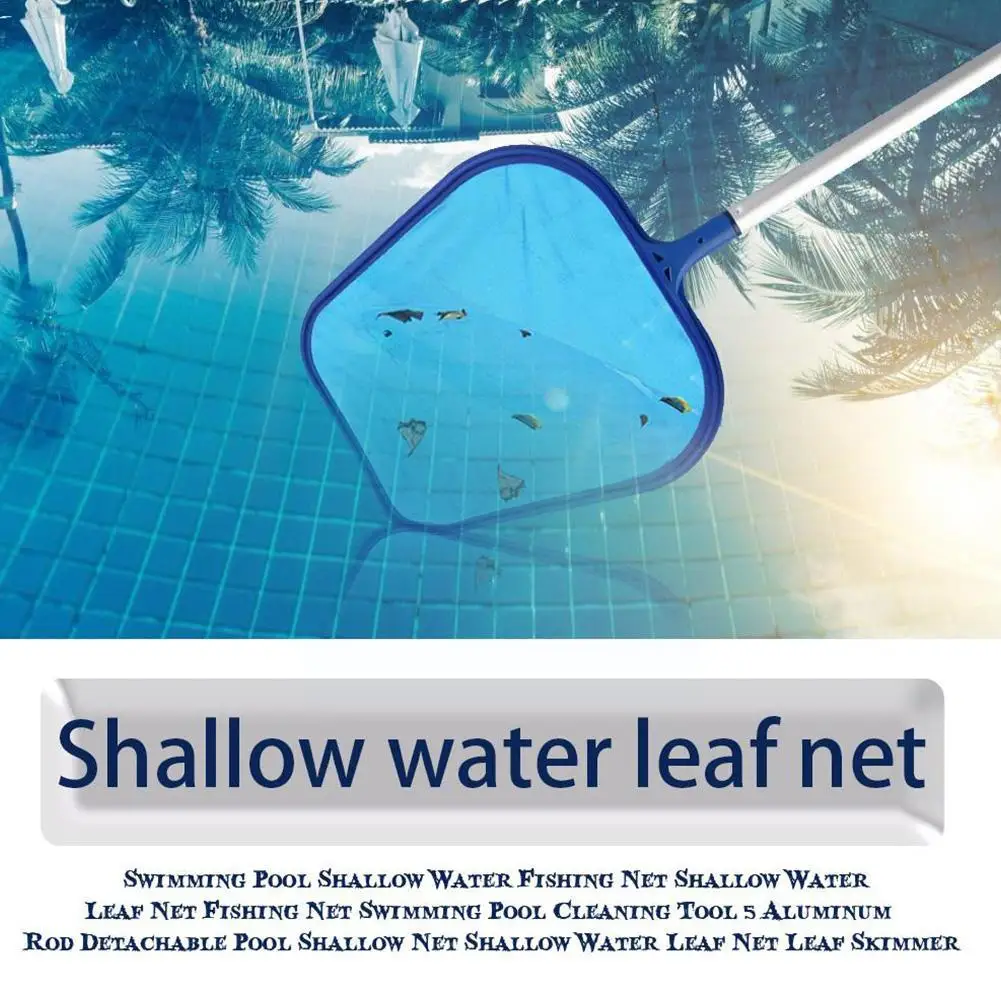 1pcs-Pool-Cleaning-Five-section-Pole-Net-Swimming-Pool-Leaf-Cleaning-Skimmer-Cleaner-Net-Accessories-Water.jpg 1Db Medence Tisztítása Ötrészes Pólus Nettó Úszóalevelek Tisztító Edzőtisztító Kiegészítők Vízmedence Mély Fogás C7R4 - Image 5