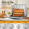 Geek Chef Air Fryer Toaster Oven, 7-In-1 Toaster Oven Countertop with Toast, Bake, Air Fry, Broil Convection Function 5