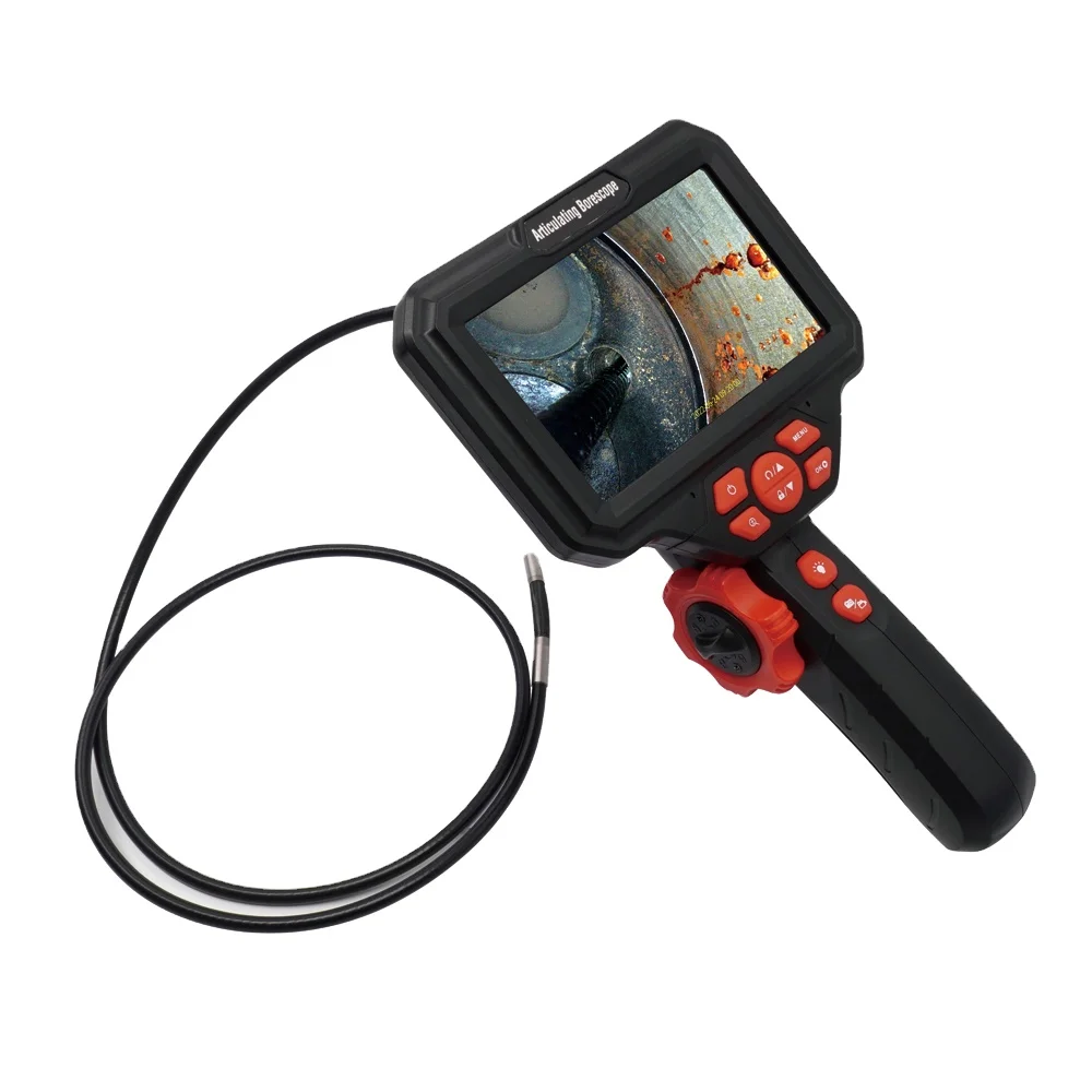 

2 way articulating inspection borescope portable inspection car engine inspecting tool endoscope