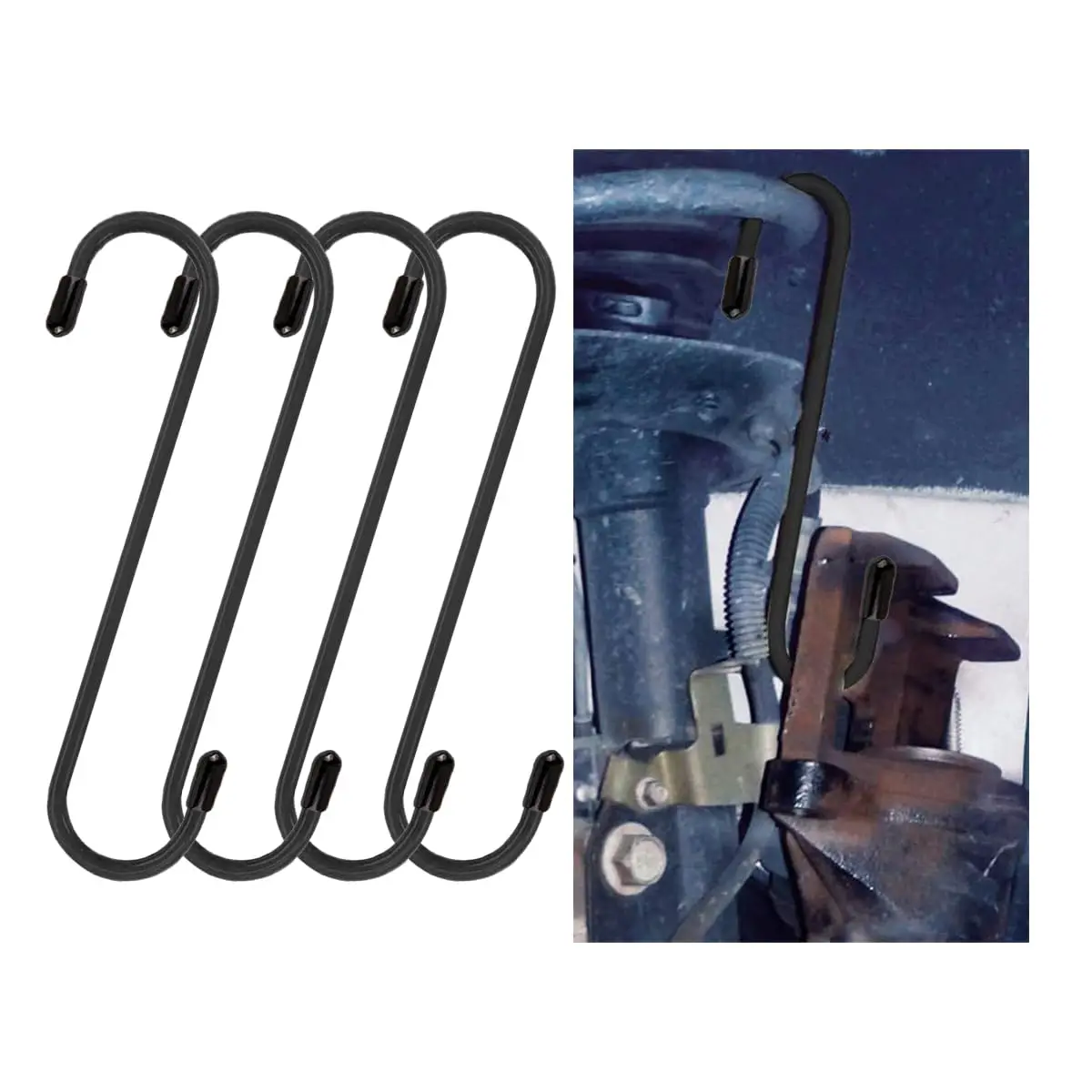4pcs Black