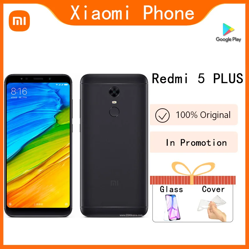 original Xiaomi Redmi 5 plus smartphone 5.99 inches 4000mah snapdragon 625 Android Mobile phone celular in promotion |