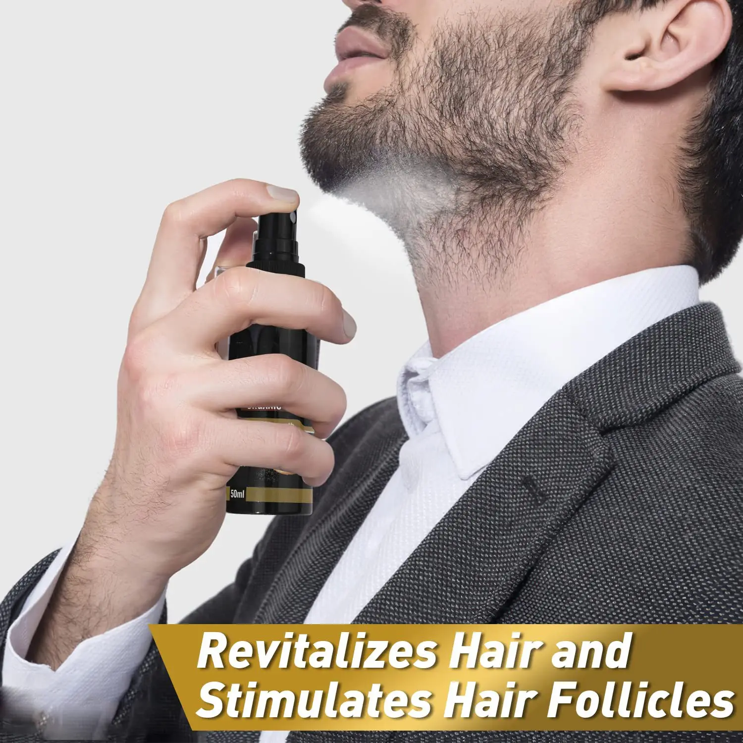 Hair Essential Oil Soft Smooth Hair Black Rice Water Spray For Thicker