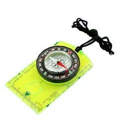 Waterproof Baseplate Compass for Outdoor Navigation & Survival (Green)