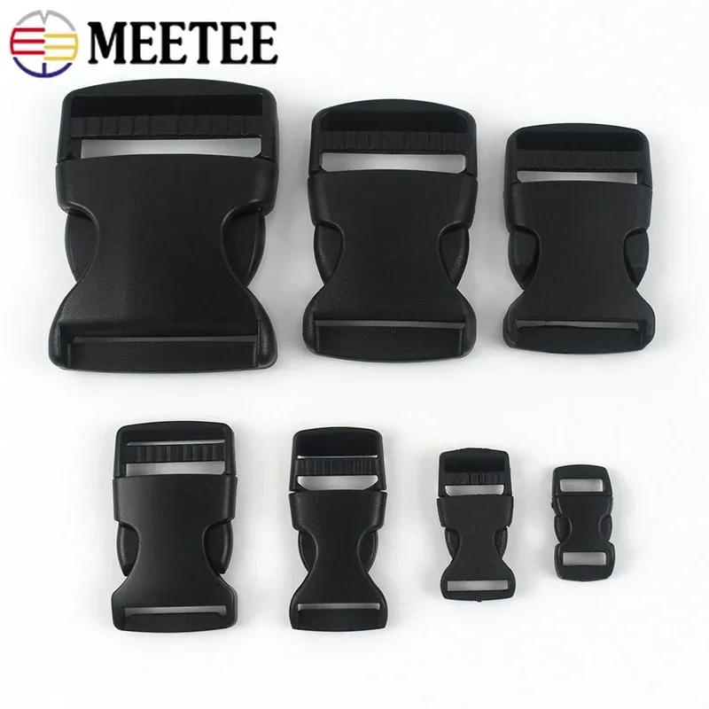 Quick Release Strap Buckle 20mm Black Plastic Side Release Buckles - For Webbing, Bags, Straps (Choose Quantity) Replacement Webbing - Foto 3