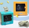 Retro ATM Rotating Password Bank Money Box Cash Coin Saving Box ATM Bank Safe Box Automatic Deposit Banknote Christmas Kids Gift 1
