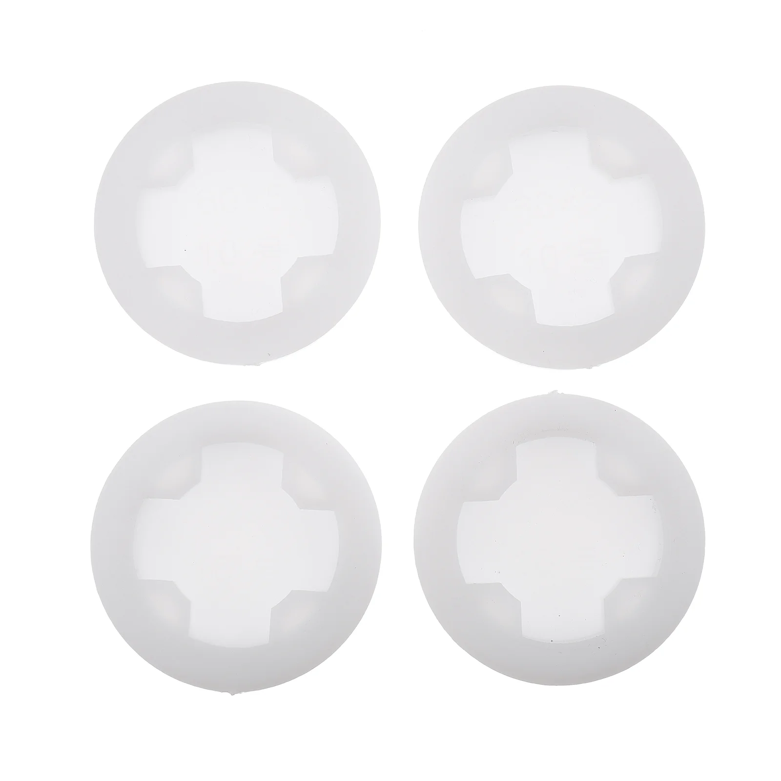 

4pcs Plastic Barrel Drum Bung Plastic Bung Oil Drum Lids Cover (White)