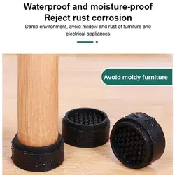 Universal Anti Vibration Pads Vibration Damper Shock Absorber Anti-slip Noise-reducing Foot Mat For Washing Machines Bathroom