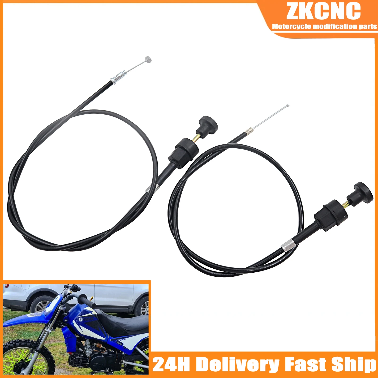 Cable Set Yamaha PW50 1981-2018 - Front & Rear Brake, Choke & Throttle
