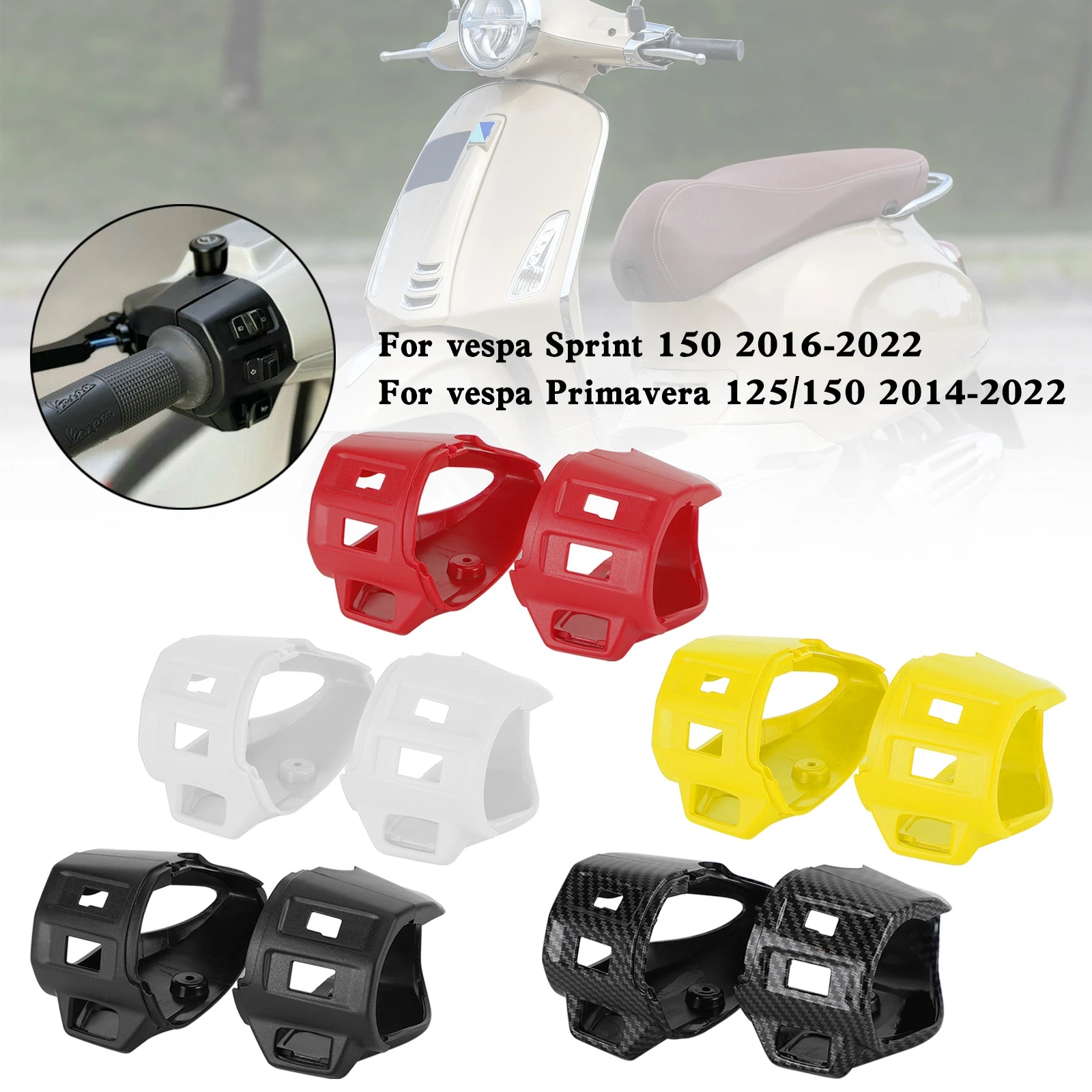 

Areyourshop Handlebar Switches Cover Button For Sprint Primavera 125 150 2014-2022 Motorcycle Accessories Wire