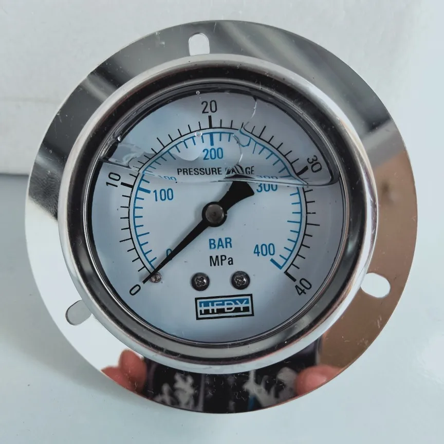 

YN60ZT осевой ремень кромка ударопрочный манометр 25mpa40mpa60mpa 1/4PT Масляный Гидравлический HFDY английский