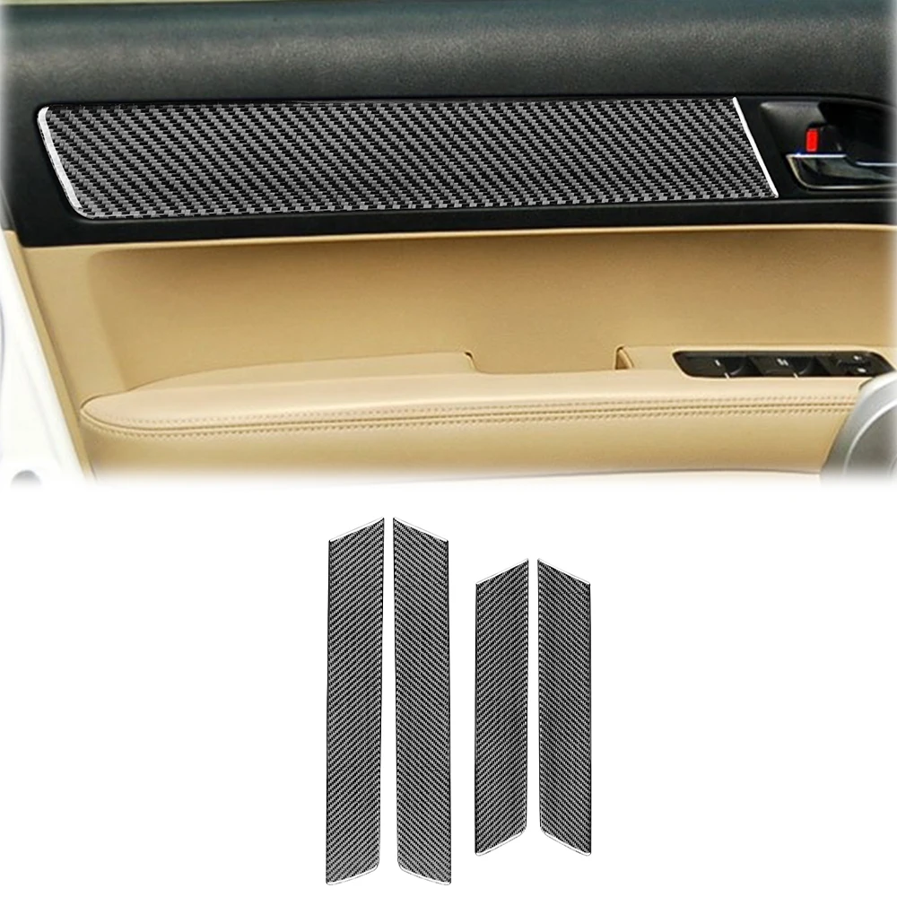 

for Honda CRV 2007-2011 Interior Door Panel Trim Decoration Cover Sticker Decal Car Interior Accessories Carbon Fiber