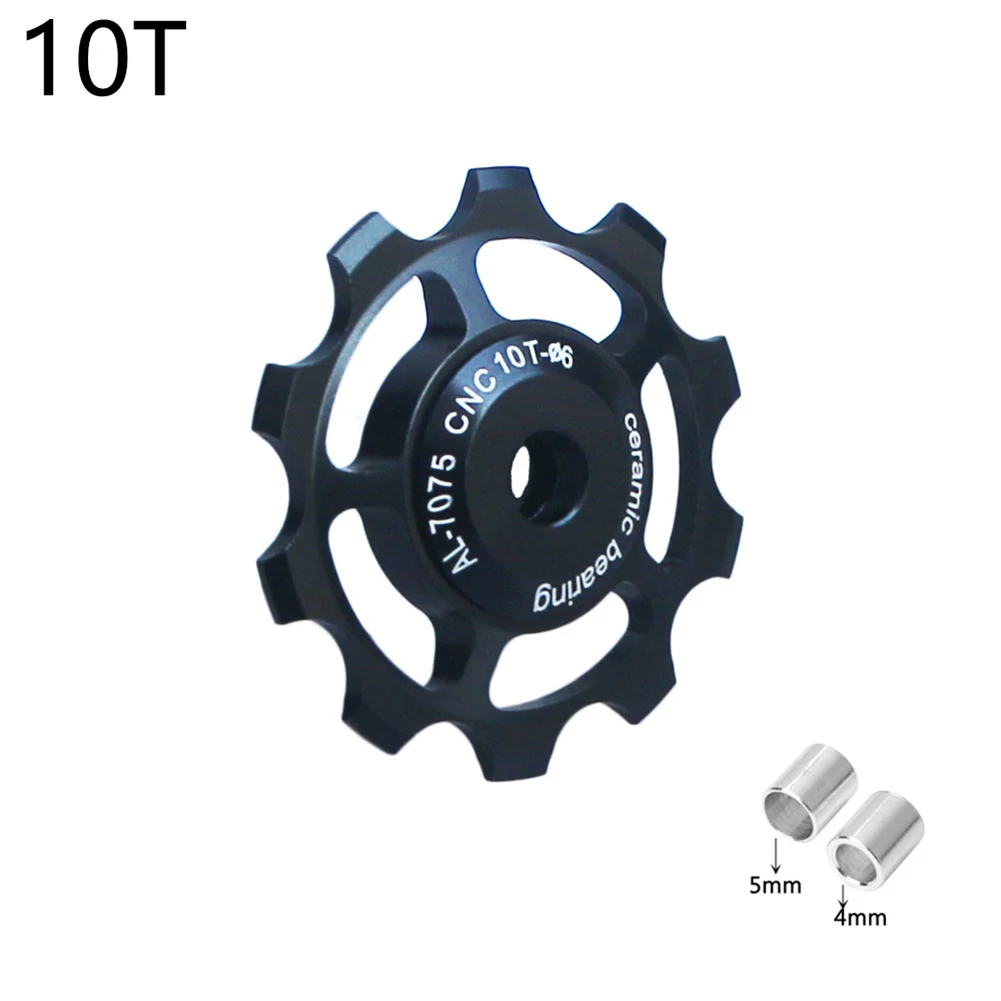 

MTB Road Bike Bicycle Rear Derailleur 10-17T Ceramic Wheel Pulley Cycling Bearings Parts Accessories