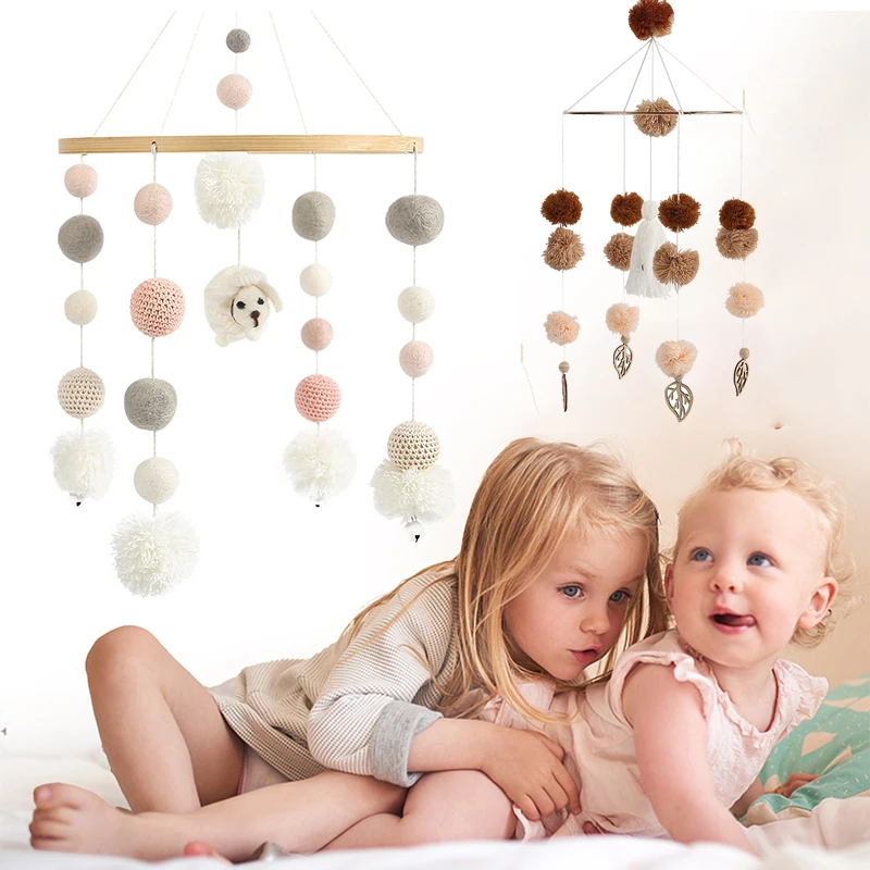 Baby Rattles Mobiles Educational Toys For Children Activity Rotating Mobile Bed Bell 012 Months