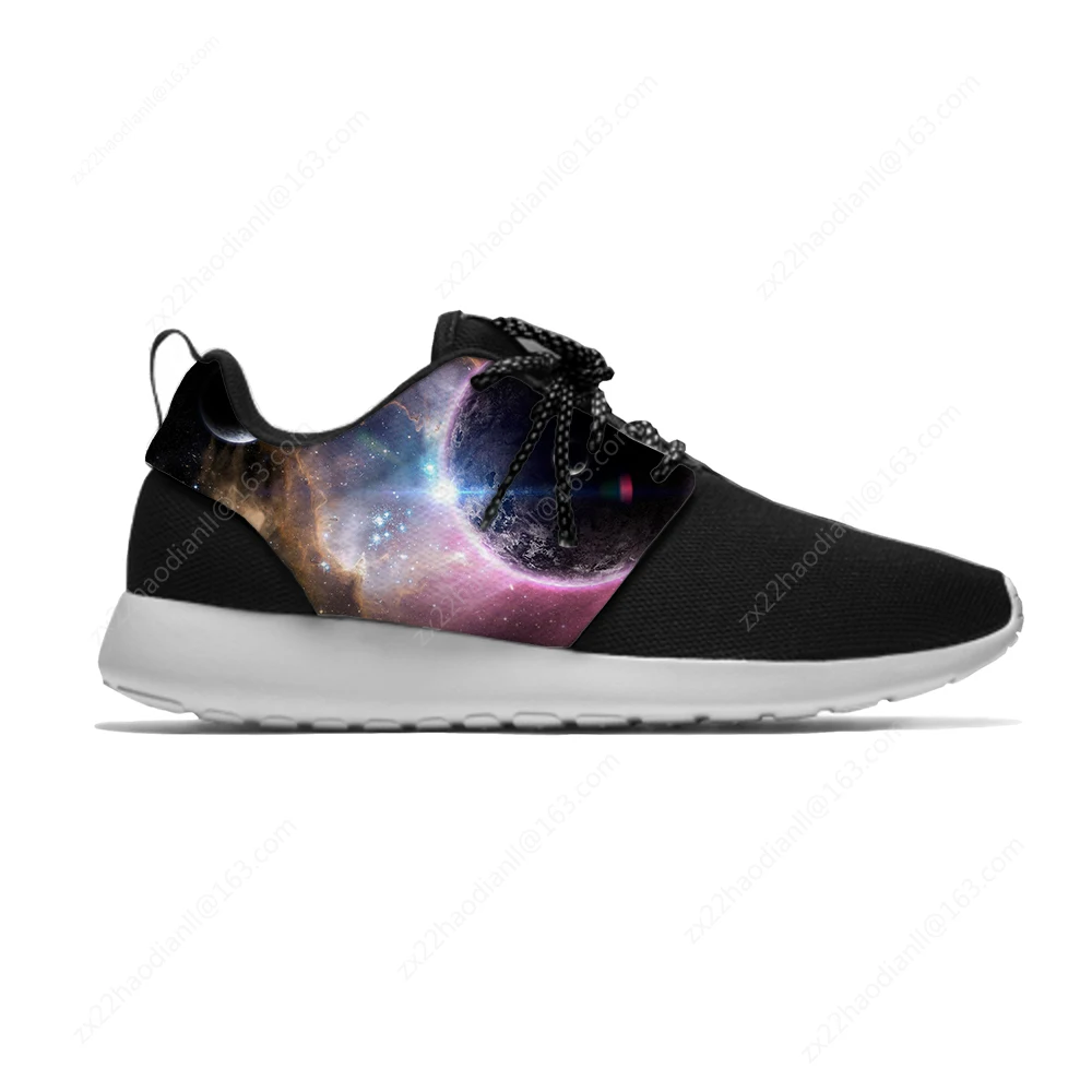 universe planet galaxy space Starry Sky Hot Funny Sport Running Shoes Casual Breathable Lightweight 3D Print Men Women Sneakers
