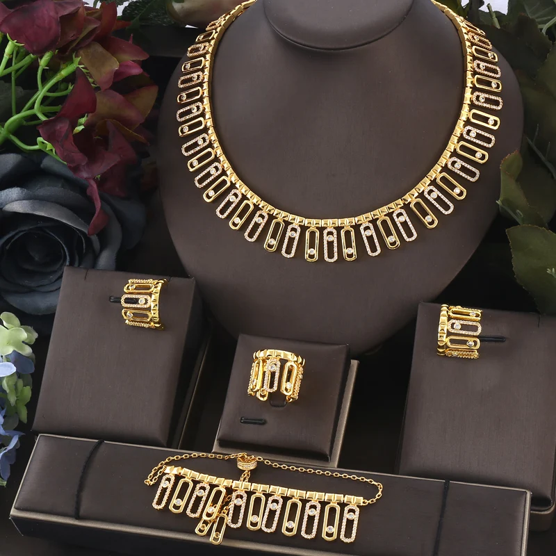 2314608-66bf2f.jpg Se0544d373fe445bfb7929fabafe96fdcW 3pcs Dubai Cubic Zirconia Wedding Jewelry Set Luxury Dubai CZ Crystal Wedding Necklace Mallzona