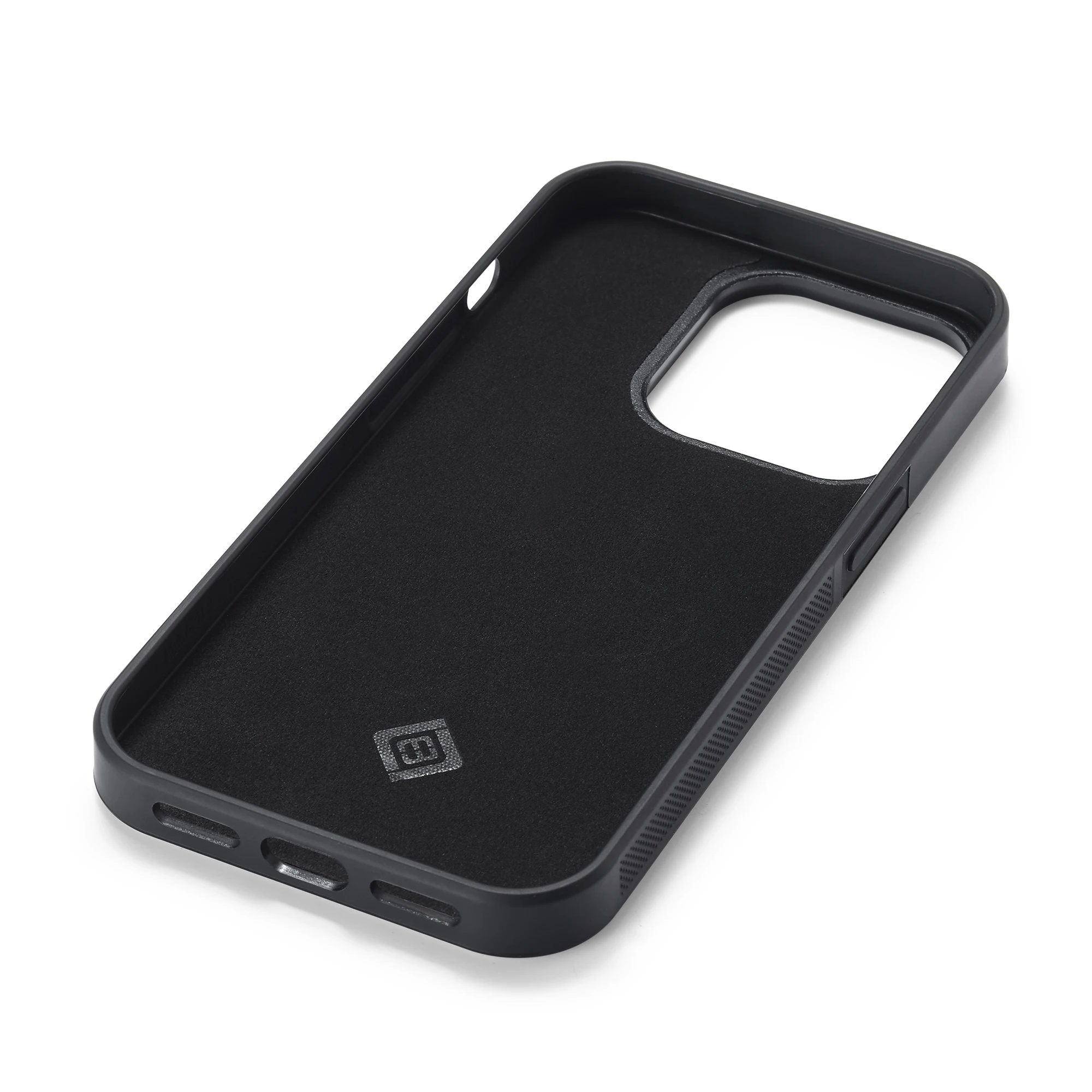 Premium Carbon Fiber Leather Phone Cover - Sleek Business Design with Anti-Slip Protection