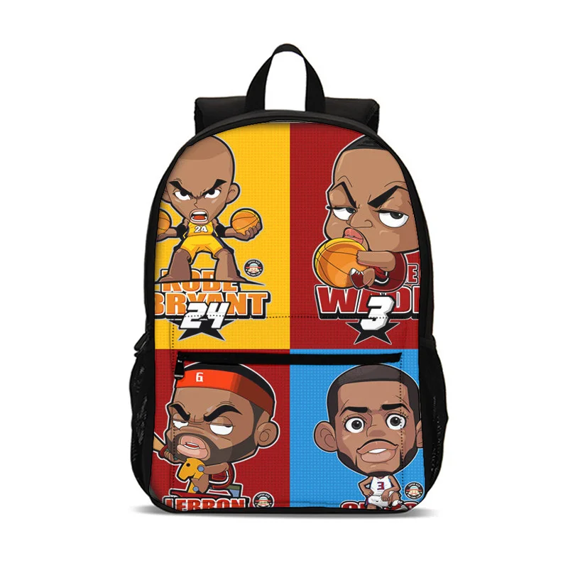 

Large Capacity Bag School Caricature Basketball Schoolbag Student Backpack Children's Men Travel Teens Handbags for Women Y2k