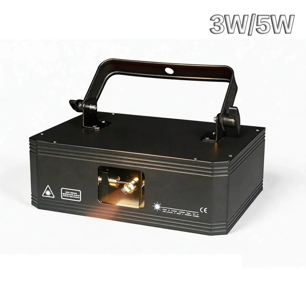 Proyector Láser de Animación 3D de 5W para Fiestas, Discotecas, Bodas, DJ Profesional, Hogar, Escenarios, DMX512