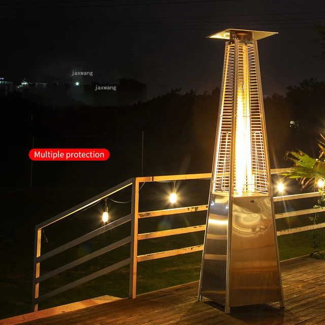 Outdoor Garden Terrace Patio Heaters Portable Bar Commercial Freestanding Gas  Heater Household Courtyard Tower Heating Furnace - AliExpress