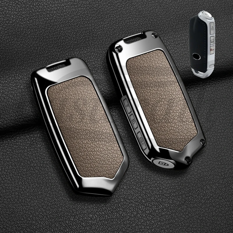 Car Remote Key Case Holder Cover Chain For Kia Stinger Car Accessories Stinger GT Elite Limited K9 Key Protective