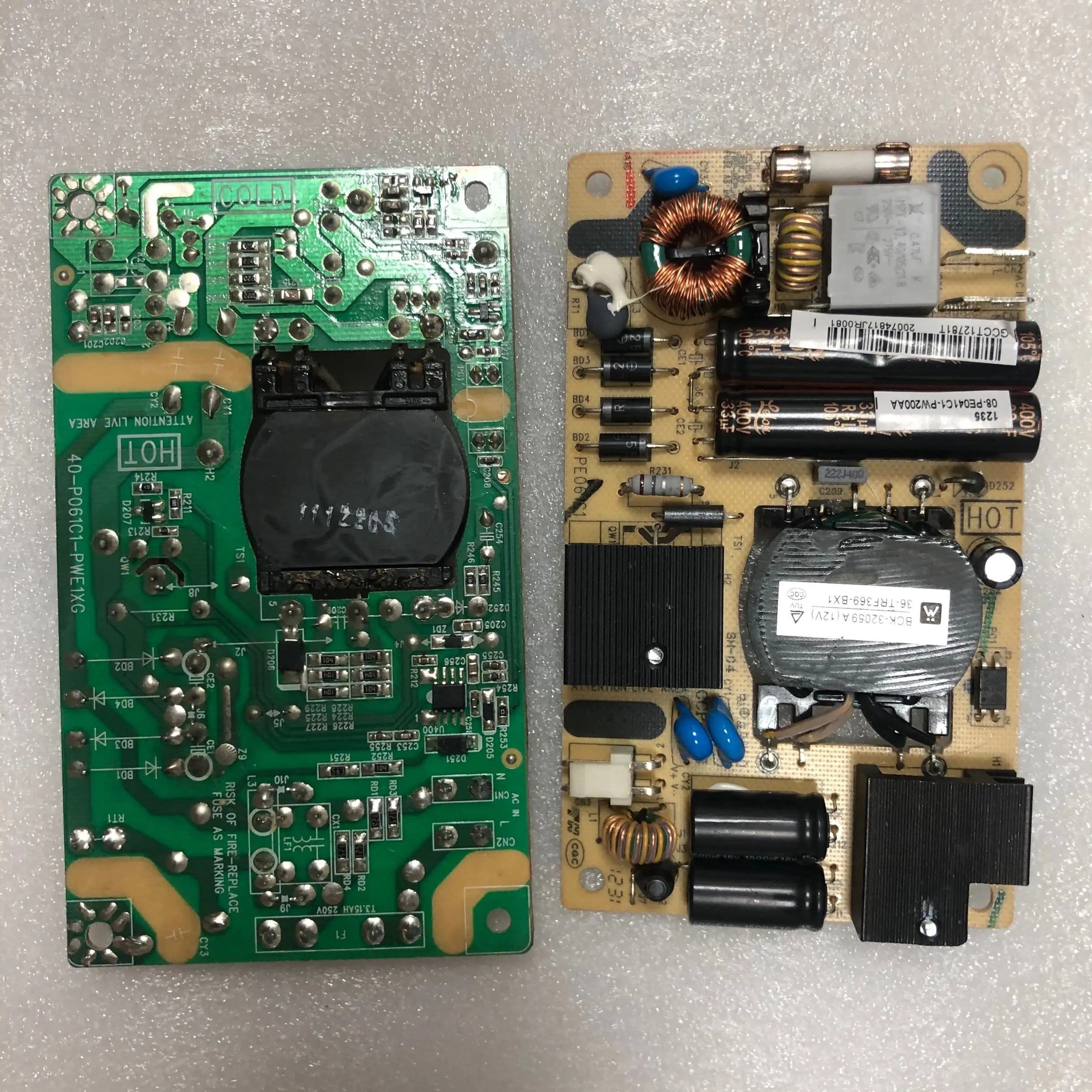 Placa do Poder para 40-p061c1-pwe1xg 08-pe041c1-pw200aa Ponto 12v