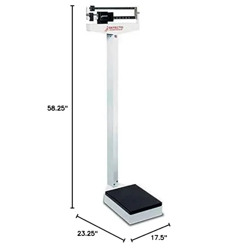 home. 437 Mechanical Physician Beam Scale, No Height Rod/Wheels 2