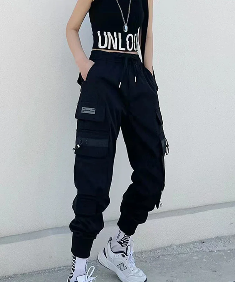

New men's and women's casual pants, straight tube loose sports pants, ruffled and handsome leggings, slim fit leggings