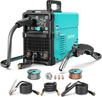 MIG Welder, 145Amps MIG145 Gas Gasless Flux Core MIG Welder/Lift TIG/Stick 3 in 1 Synergic MIG Welding Machine 1