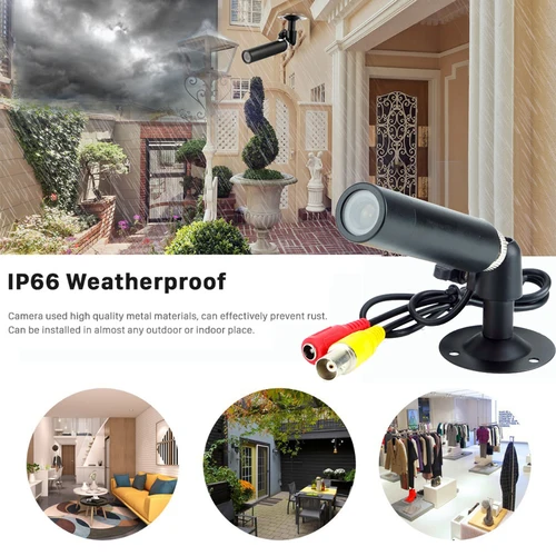 Uvusee CCTV 1/3, 소니 CCD 1000TVL, 3.6mm HD 미니 총알 보안 카메라, 브래킷 포함 감시 5