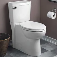 2989101.020 Cadet3 FloWise Skirted Two-Piece 1.28 gpf/4.8 Lpf Chair Height Elongated Toilet With Seat, White 1