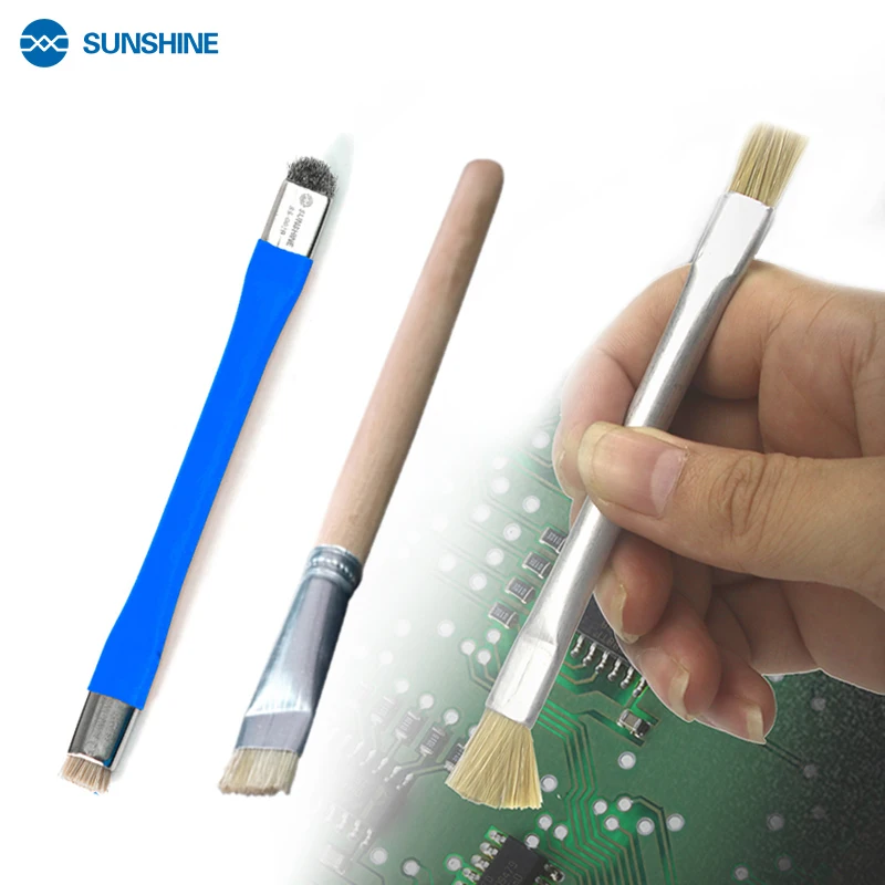 SUNSHINE SS-022B And SS-022A and SS-022 Safe Brush Anti-Static Motherboard PCB Cleaning Brush for Mobile Phone Repair Tools Kit