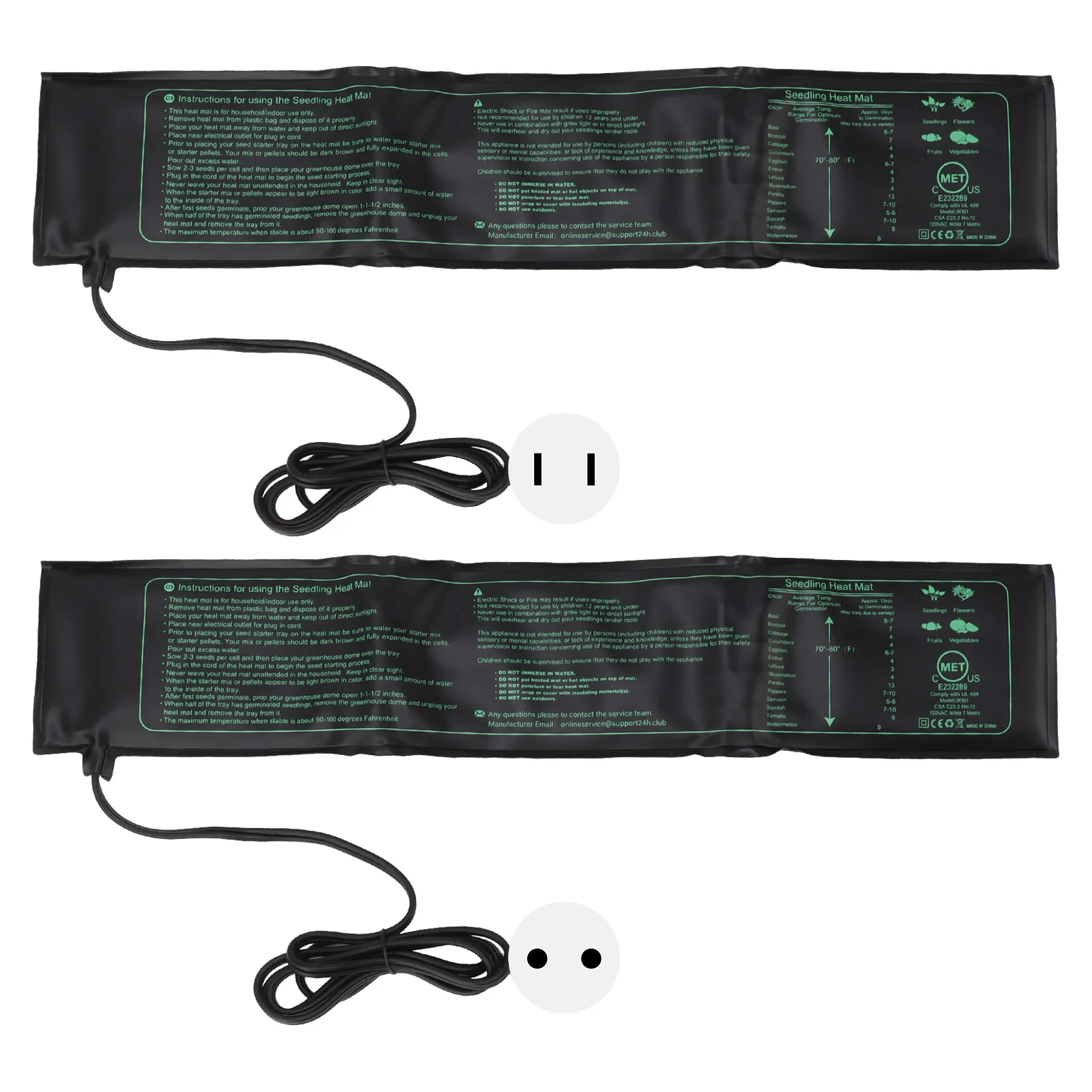 Seedling Heat Mat Waterproof Foldable Safe Seedling Heating Pad for Indoor Plants Germination Hydroponic Heating Pad seedling heat mat