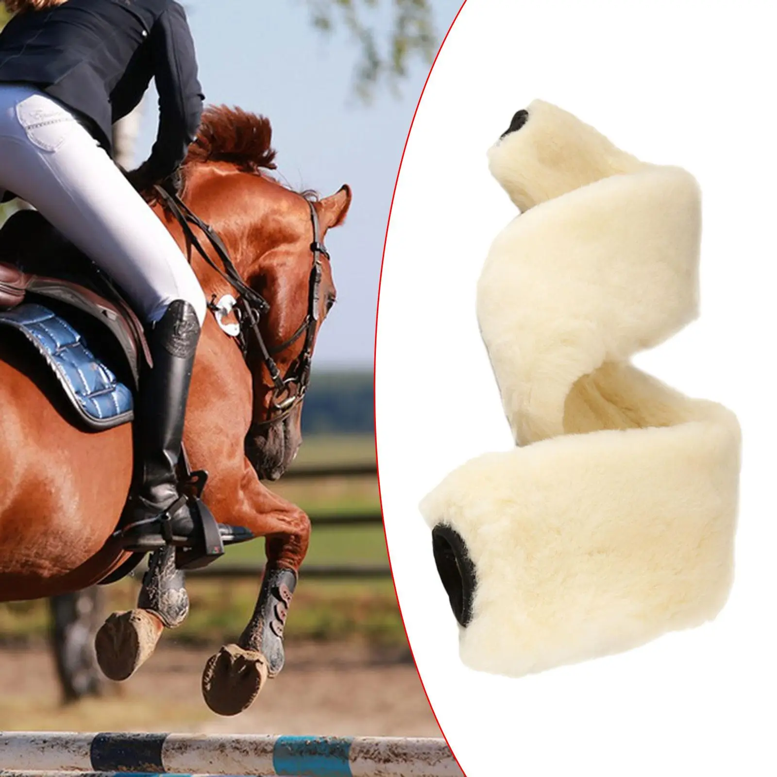Horse Girth Protection Cover for Western Horse Riding Outdoor Equestrian 4