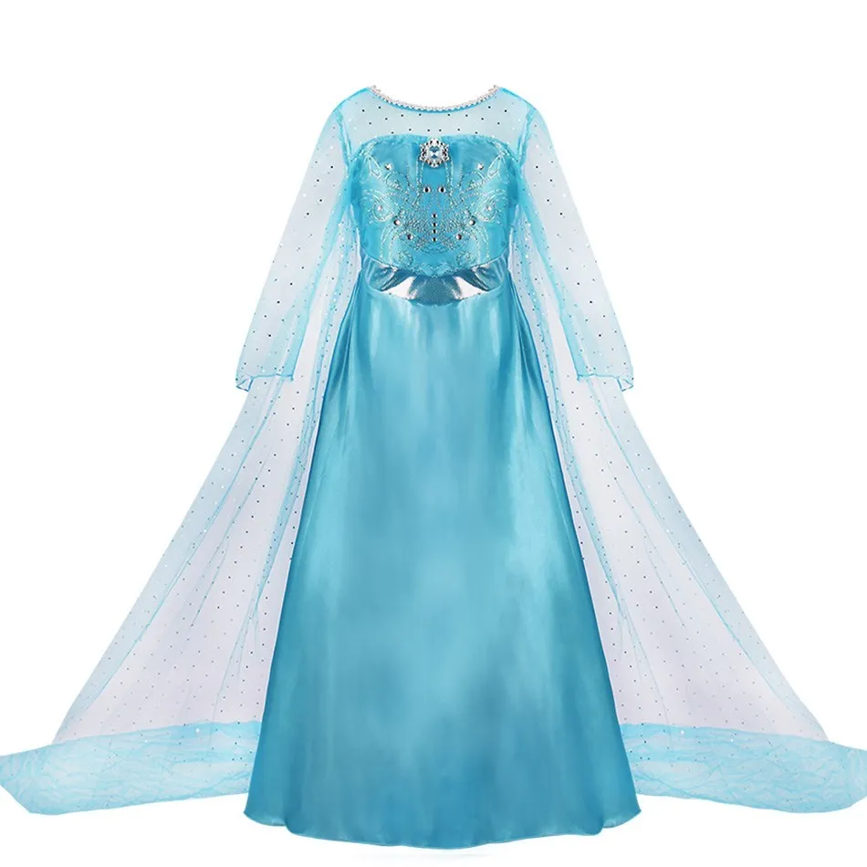 Girl Elsa Dress Children Cinderella Anna Haloween Costume Kids Party Princess Dress Encanto Mirabel Birthday Clothes 3-10 Years