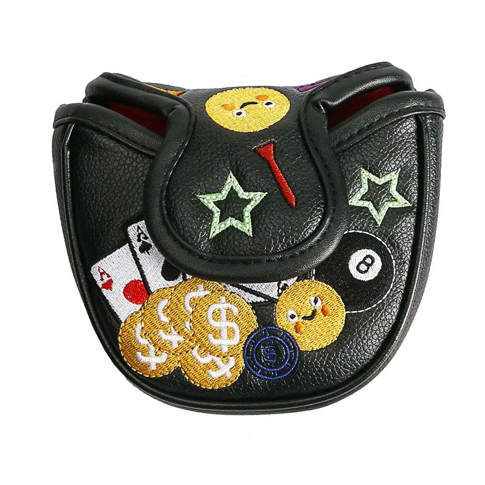 Golf Head Cover Putter Headcover Protector Case Golf Headcover Blade Putter Protector Golf Putter Cover Golf Club Head Cover