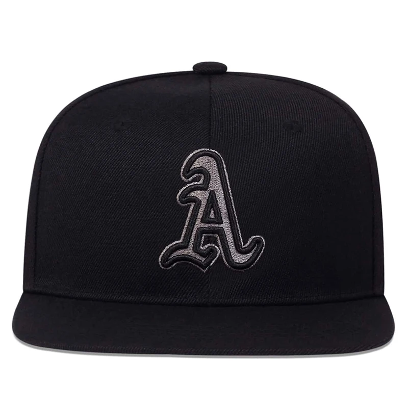 1piece Unisex Gothic Letter A Embroidery Hip-hop Hats Outdoor Adjustable Casual Baseball Caps Sunscreen Hat