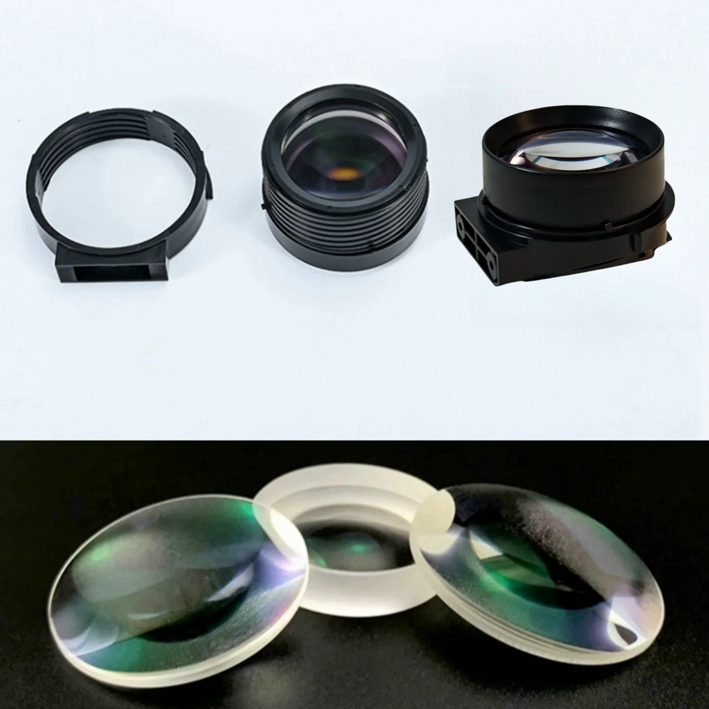 2.6inch Projector HD Optical Lens DIY Projection Apparatus Camera Glass Lenses Repair Parts DLP Universal Short Telephoto Lens
