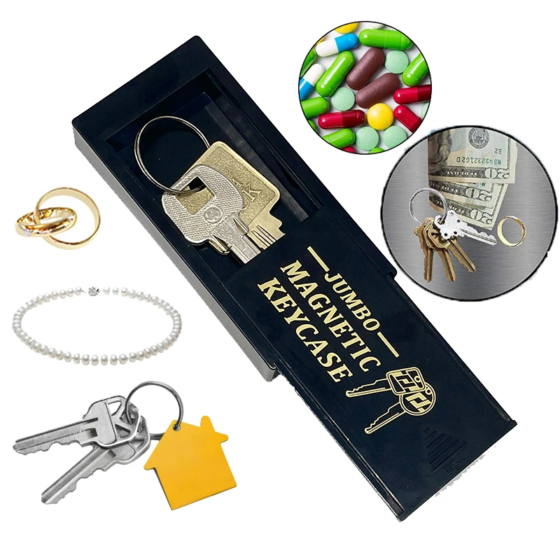 Starke Magnetische Auto Key Safe Box Tragbaren Schlüssel Lock