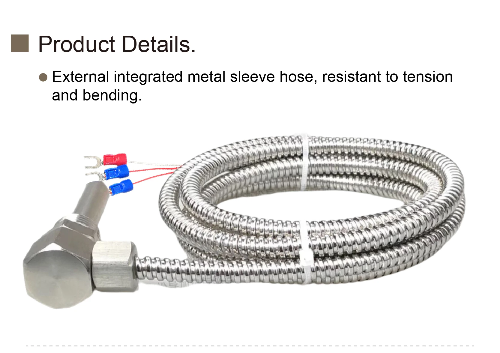 WZPT-D2M16 PT100 temperature sensor -50~200°C RTD probe motor bearing L type ang