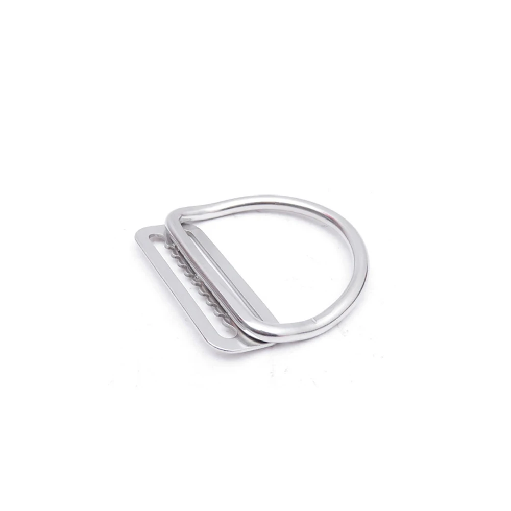 

Stainless Steel Scuba Diving D Ring Weight Belt Slider Webbing Retainer Stopper Durable Slideable Diving Equipment Accessories