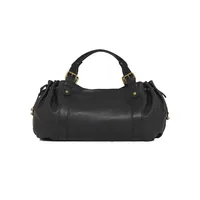 Sac à main à bandoulière Simple pour femmes, sac Boston élégant et polyvalent, sac de travail intérieur en Polyester doux 4
