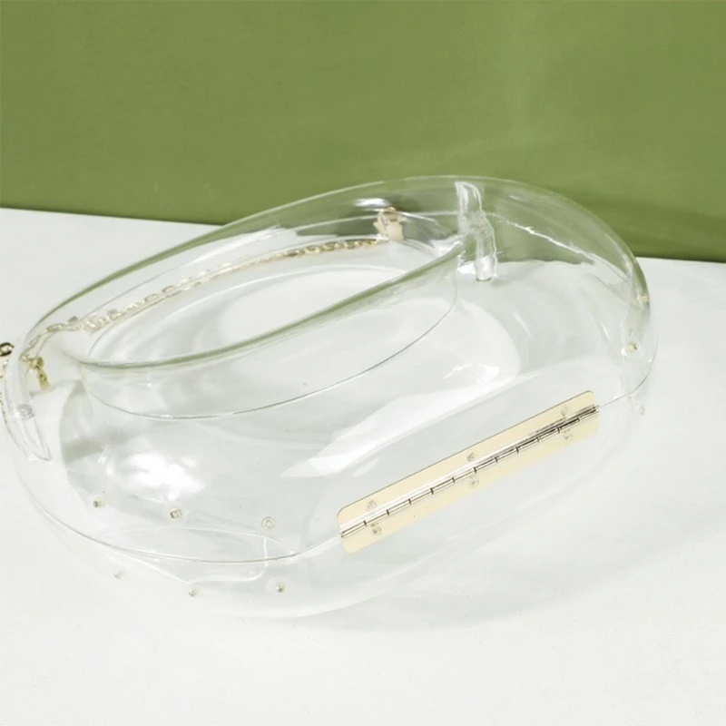 2024 New Clear Acrylic Shoulder Bag Functional and Fashionable Evening Bags Clutch Purse