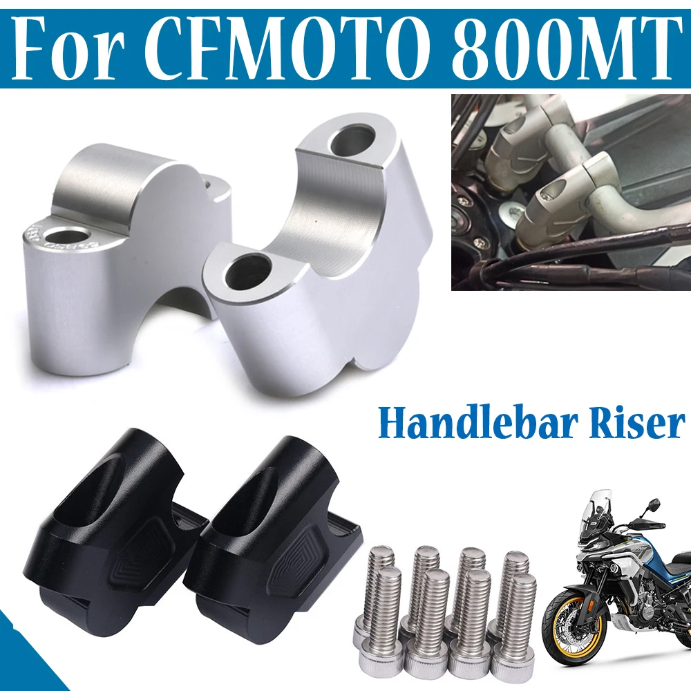 Riser De Guidon Moto - Rehausseur 25mm En Aluminium - Kit 2 Pièces