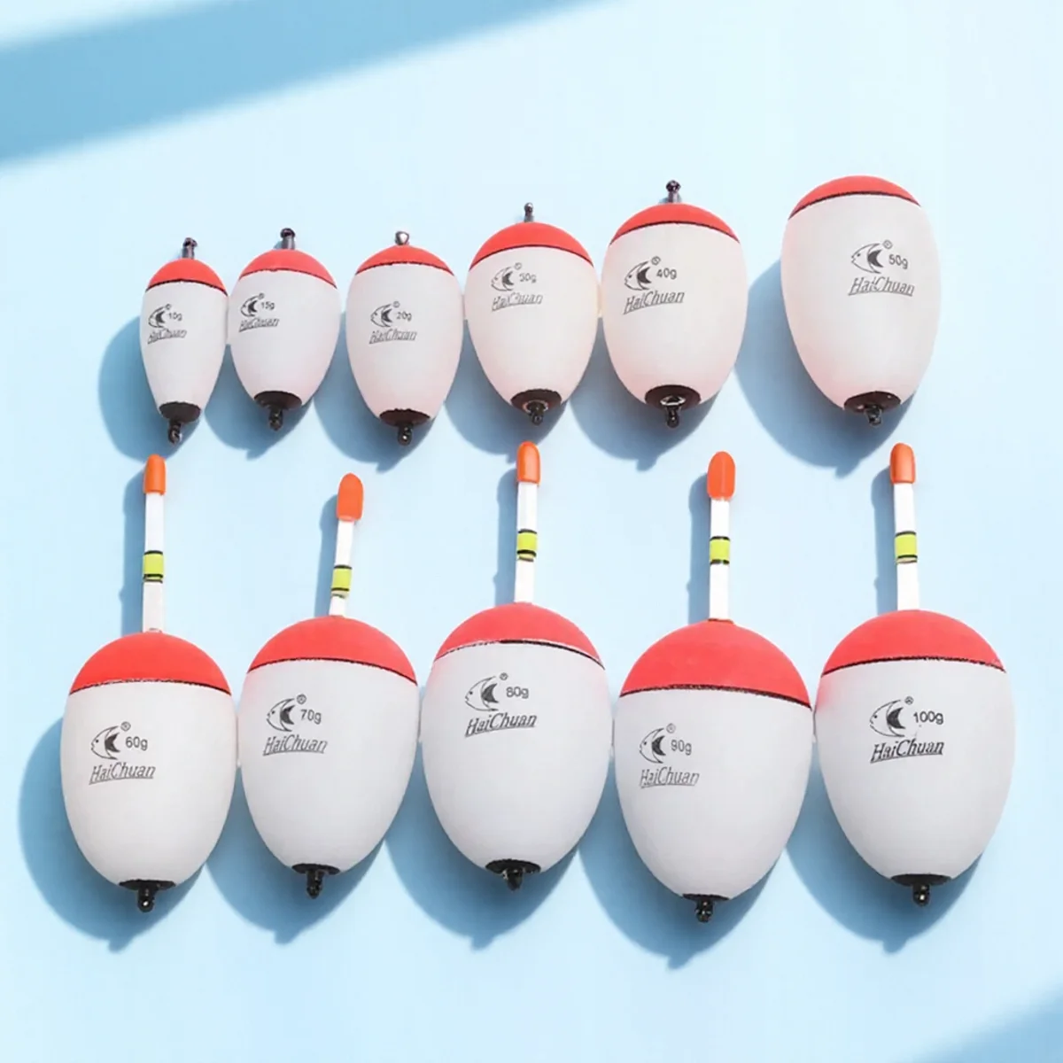 EVA Fishing Float Buoyancy 10g-100g Sea Fishing Carp Tackle Accessories Bait Floater Fish Floats for Angling Equipment