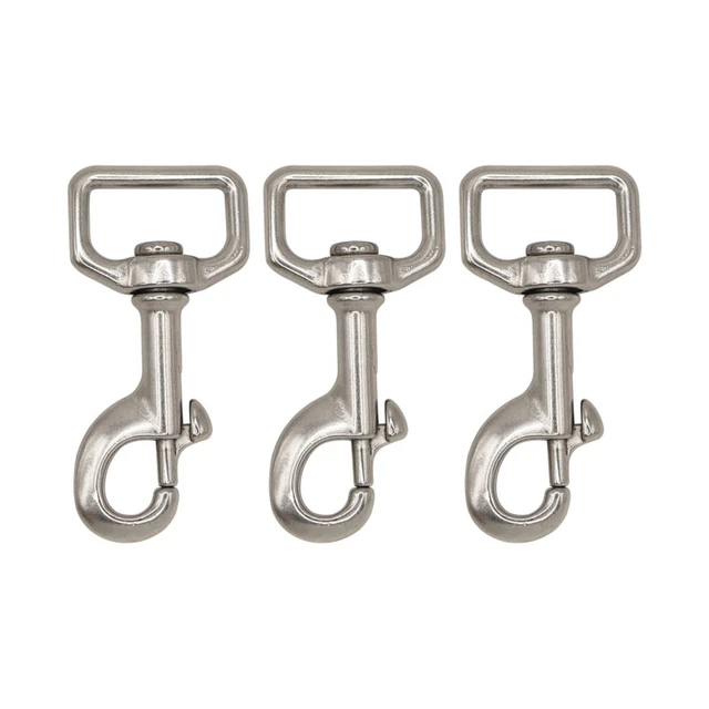 316 Stainless Steel Square Eye Swivel Bolt Snap Hook 80mm Diving Clip  Marine Yacht Rigging Hardware for Diving - AliExpress