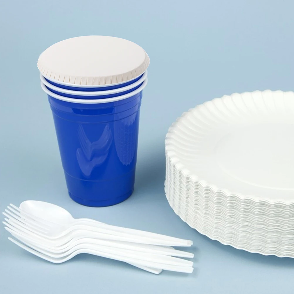 100Pcs Disposable Paper Cup Covers Hot Cup Lids Drinking Lids Beverage Caps Paper Mug Cover Coffee Lid Tops Juice Covers