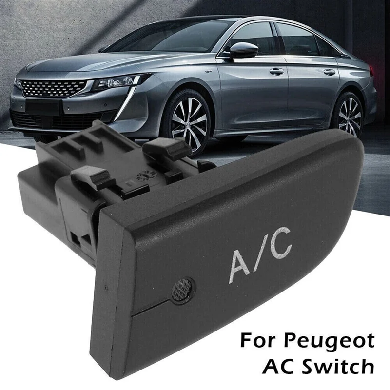 

Air Conditioning AC Switch Push Button 6554 KX Replacement for 107 C1 Auto Accessories