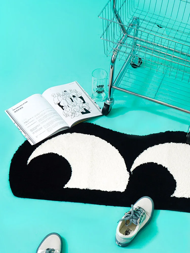Nordic Tufted Funny Eyes Rug