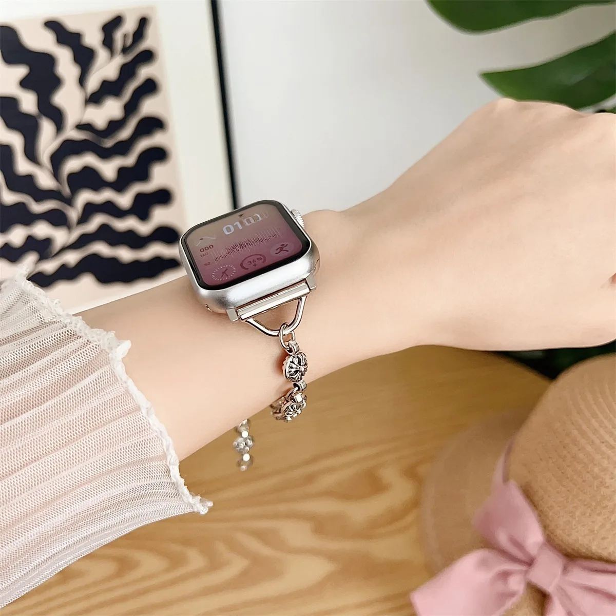 Watch Band For iWatch 42/44/45/46/49mm 38/40/41mm Metal Fashion Watch Strap For Watch Series Ultra2 Series 10/9/8/7/6/5/4/3/2/1_voghion.com