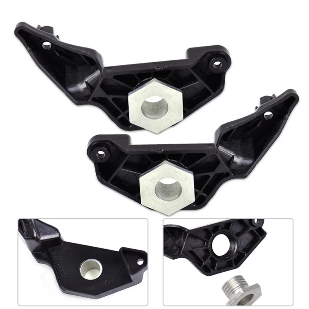 Car Headlight Bracket Mount Holder Clips Right + Left For BMW E60 E61 525i 530i 540i 545i 550i 63126941478 63126942478 4pcs headlight mounting brackets